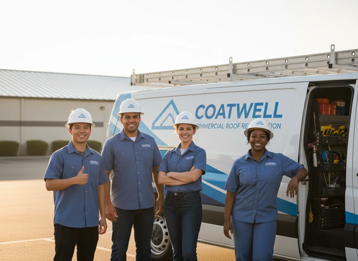 Commercial roof coating company in Eleva, WI